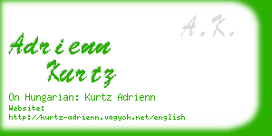 adrienn kurtz business card